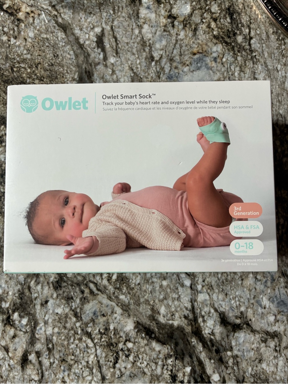 Baby Owlet Smart Sock Gen 3